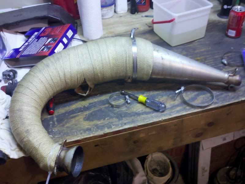 need a little help with exhaust wrapping... HCS Snowmobile Forums