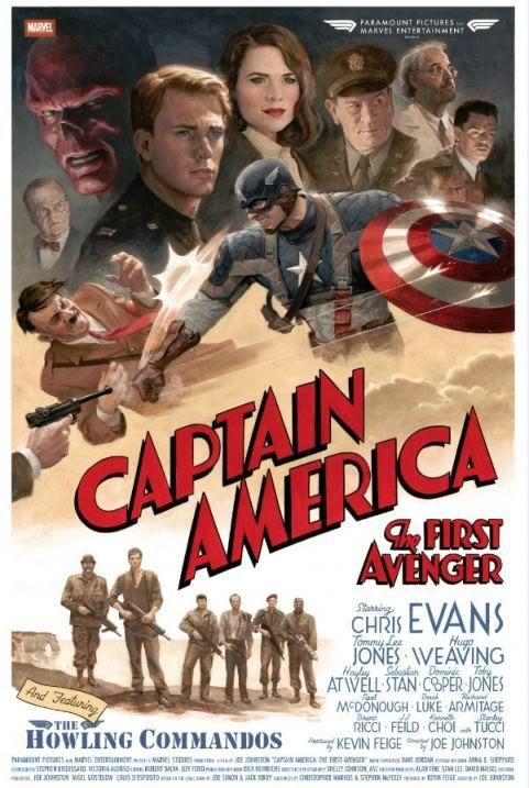 Captain America The First Avenger crew poster