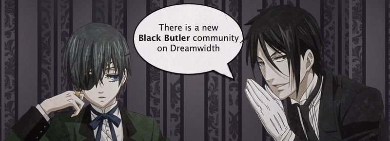 Sebastian whispering to Ciel