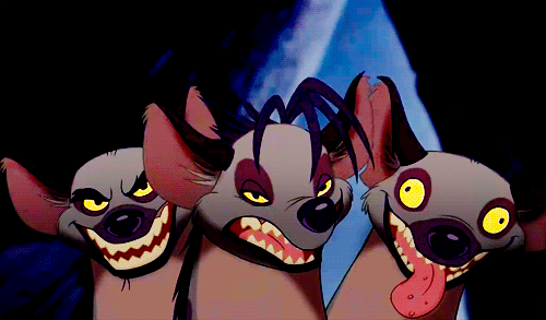 hyenas surprise