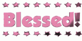 Pink Blessed words Pictures, Images and Photos