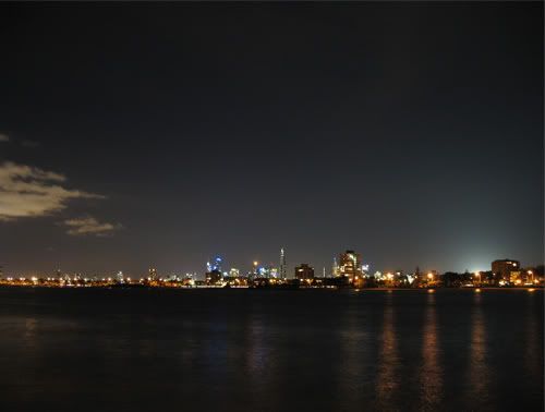 View from St Kilda pier