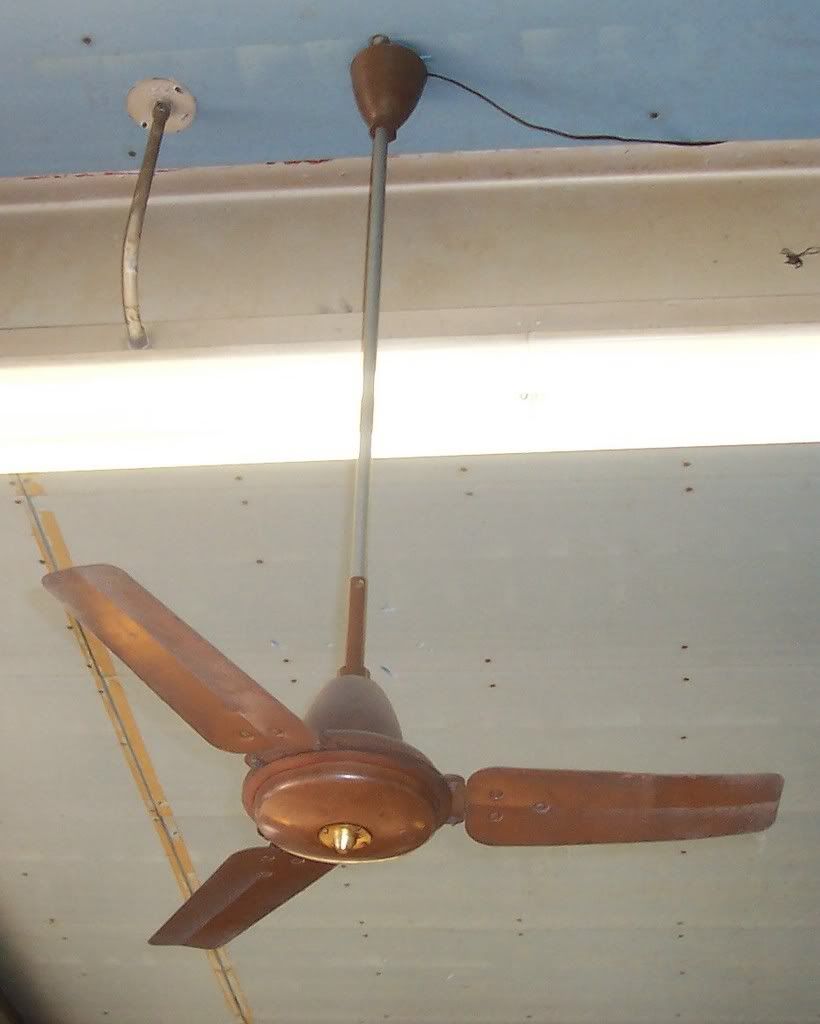 Moss First Generation Caribbean Breeze Ceiling Fan Vintage