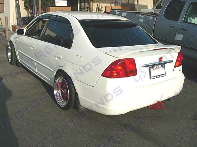 2002 Honda civic rear window visor #4