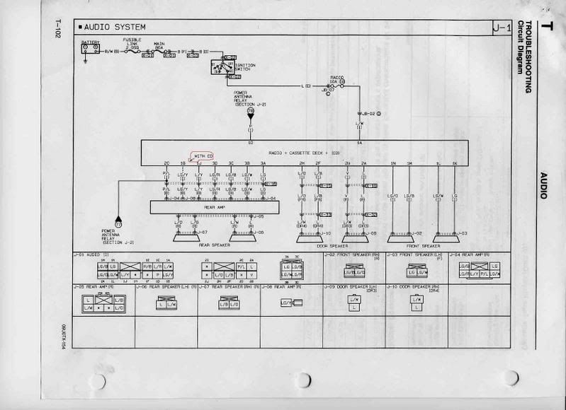 1986 Nissan 300zx stereo wiring diagram
