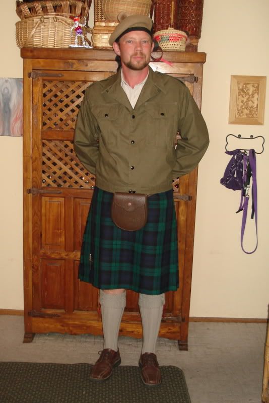 casual kilt jacket