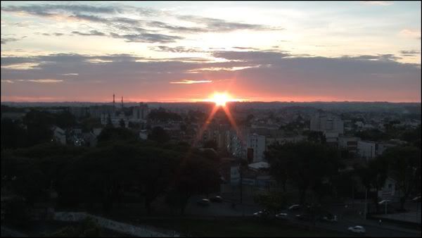 Por do Sol em Curitiba