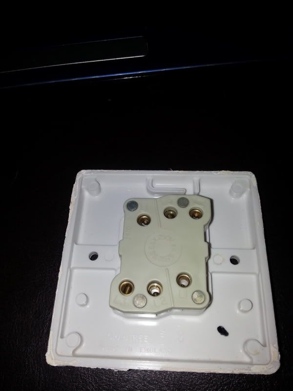 Help with wiring double light switch. | DIYnot Forums