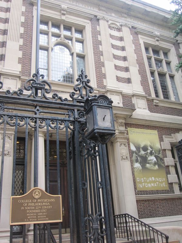 Mutter Museum and Medical Library Entrance