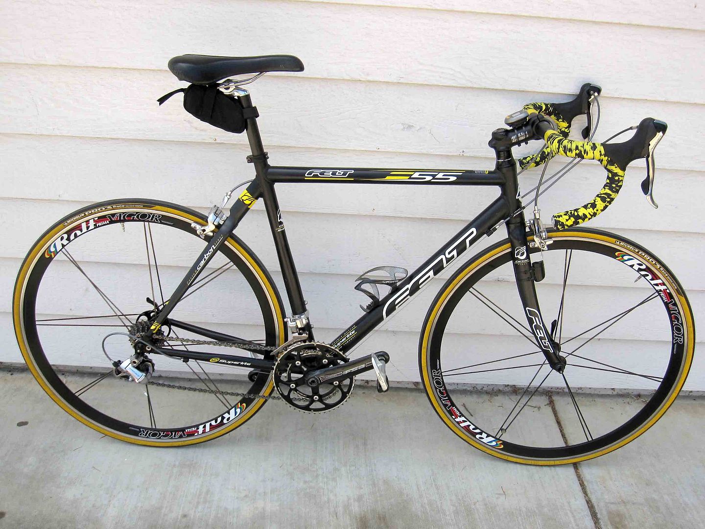 Felt 55 road 17.7 lbs SUPERLITE Custom Tubeset DuraAce Rolf Prima Vigor