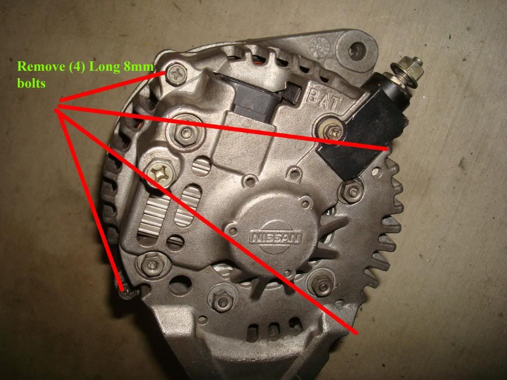 How to take apart the alternator? SR20 Forum