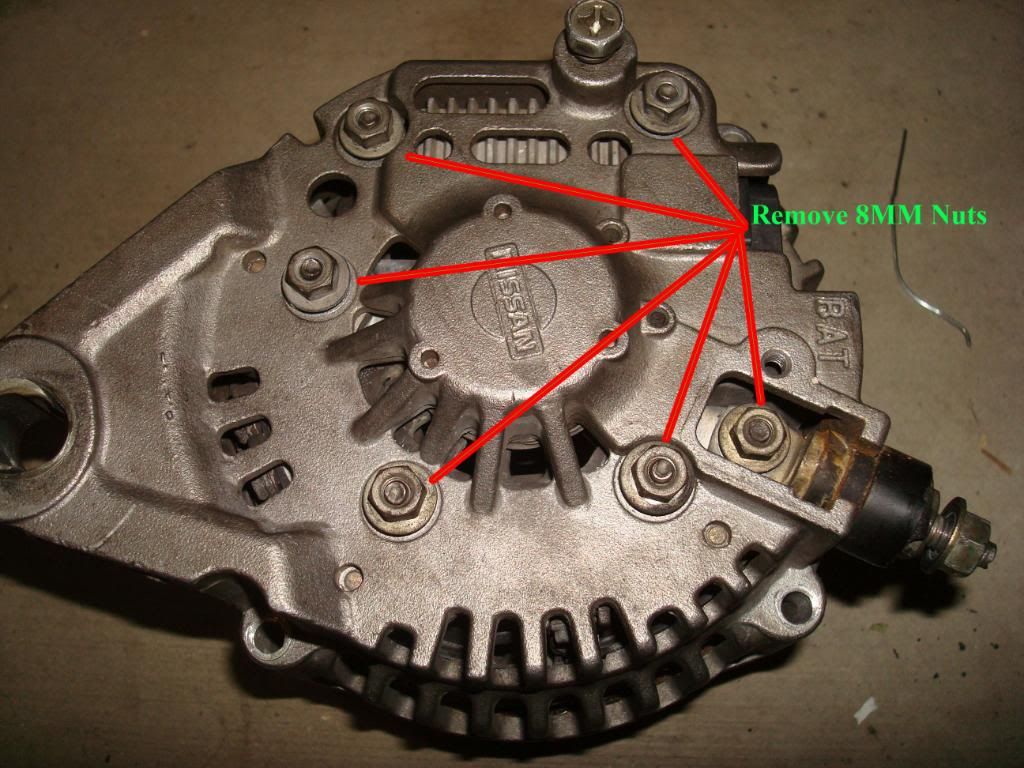 How To Take Apart The Alternator? 