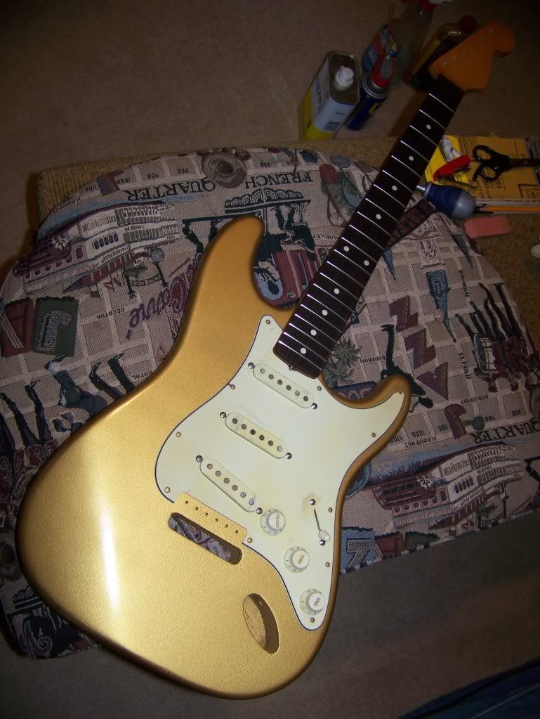 aztec gold stratocaster