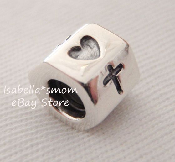 heart FAITH~HOPE~LOV 790119 925 charm pandora E PANDORA Heart/Anchor/C Charm Silver anchor  cross ross