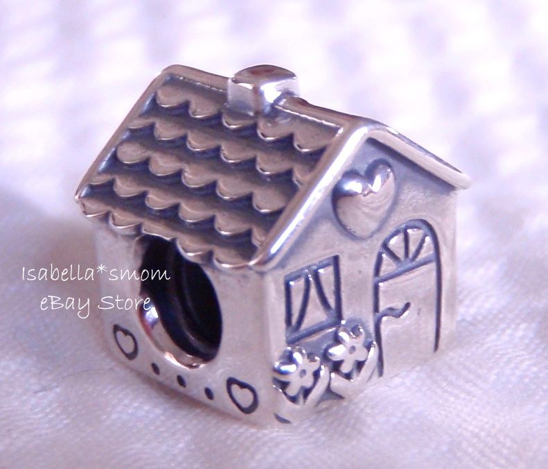 HOME SWEET HOME Authentic PANDORA Sterling Silver HOUSE CharmBead