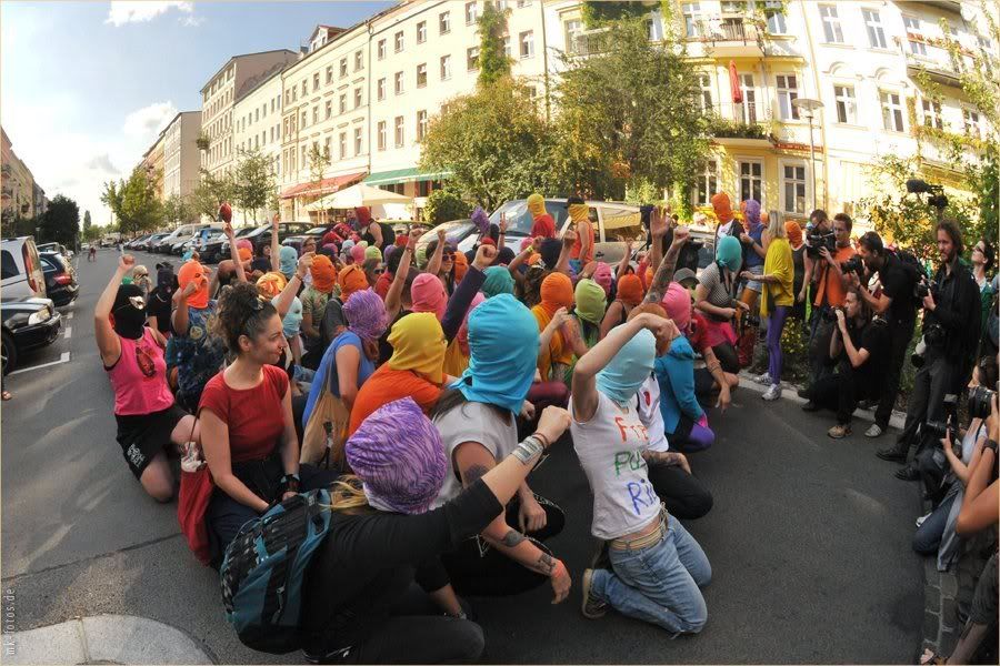 Берлин за свободу Pussy Riot