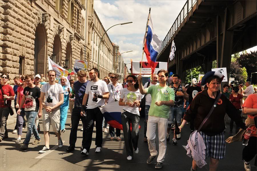 Россия на гей-параде в в Берлине