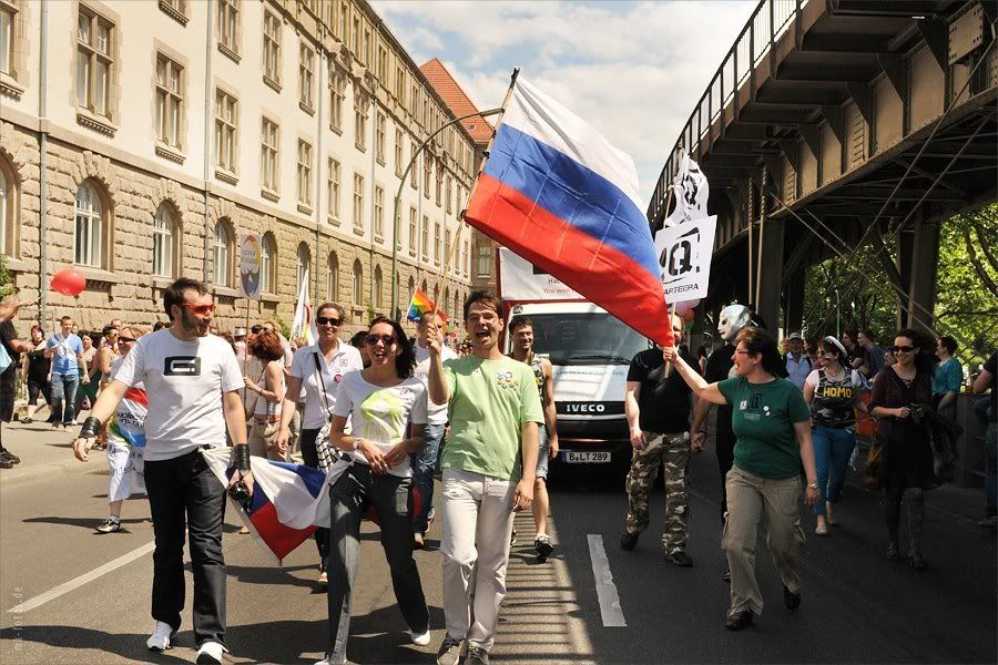 Россия на гей-параде в в Берлине