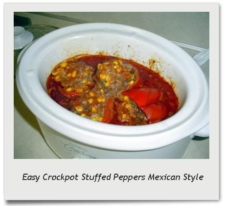 Crockpot stuffed pepper recipes