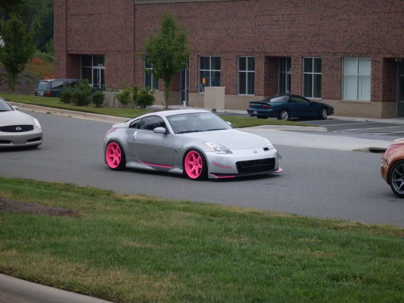 I love my hot pink wheels