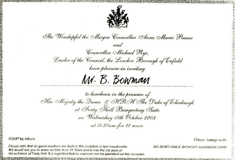 Royal Invitation