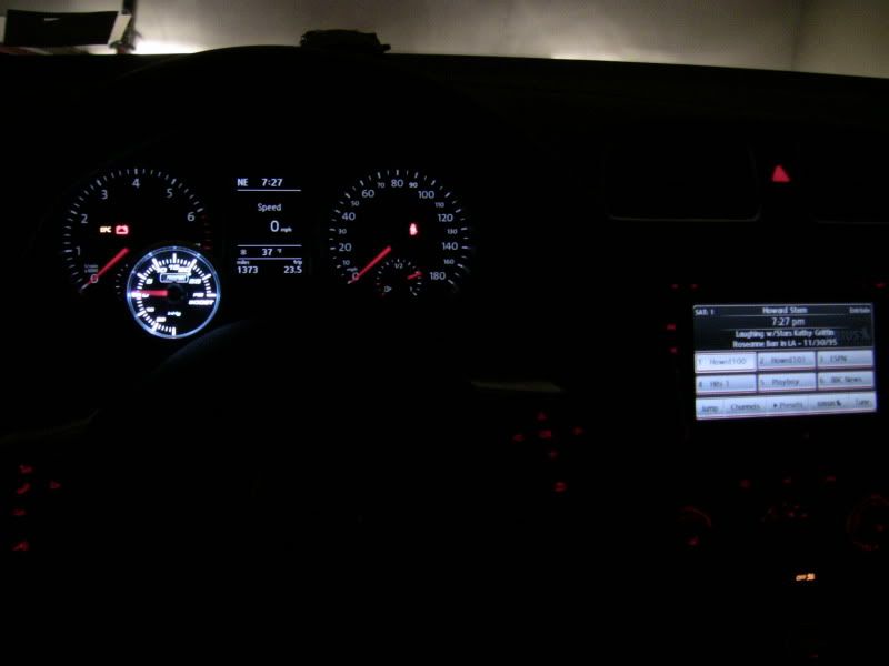 ProSport boost gauge installed VW Vortex Volkswagen Forum