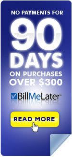 No Payments for 90 Days on Orders over $300!