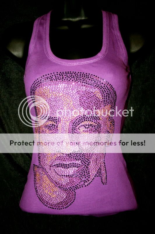 Swarovski Studded LAKERS Kobe Bryant Tank Top BLING  