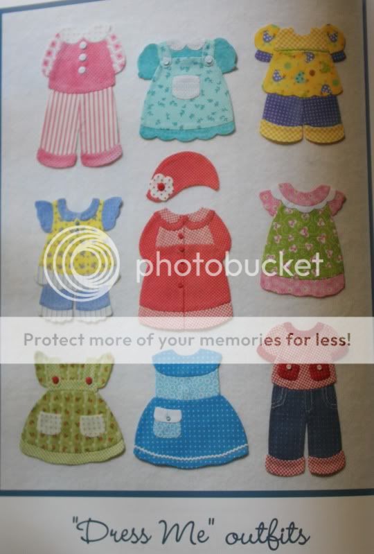 this dress me dolly quilt finishes at 23 1 2 x 28 also included are