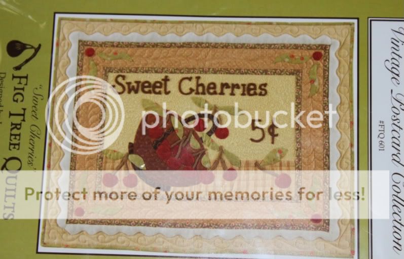 Sweet Cherries~Vintge Postcard Collection Quilt Pattern  