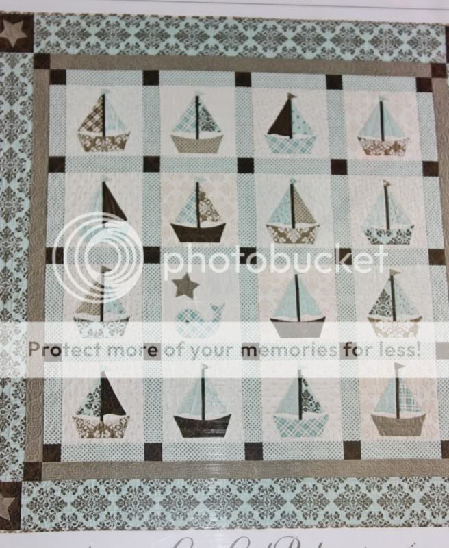 Cape Cod Baby Quilt Pattern Bunny Hill SailBoats Whale  