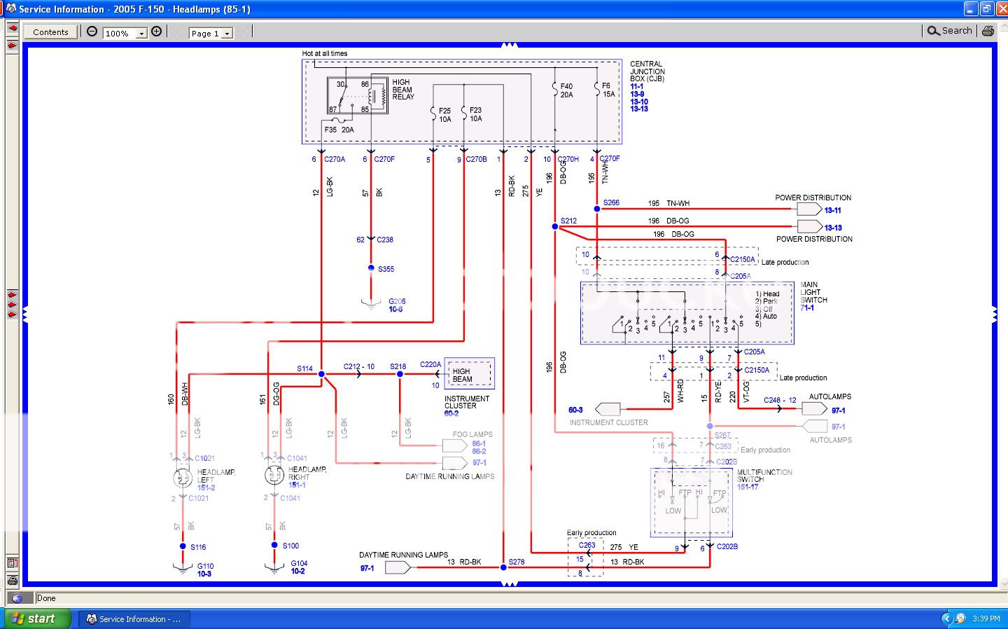 2005 Ford f150 radio wiring diagram #5
