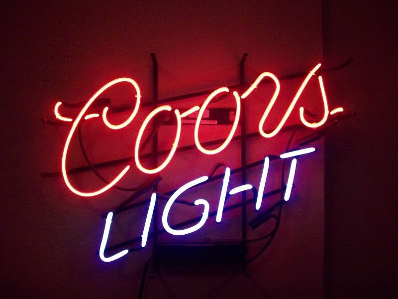 For Sell: Coors Light Neon Sign