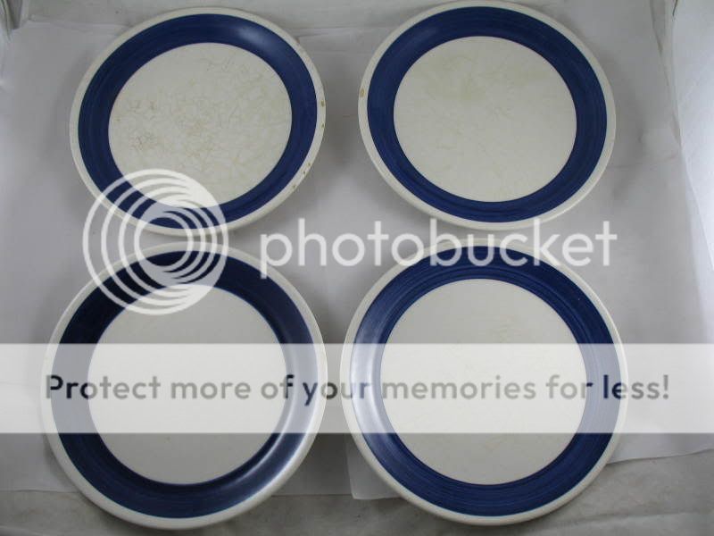 Vintage CJ Ceraminter 10in Dinner Plates Made Italy  