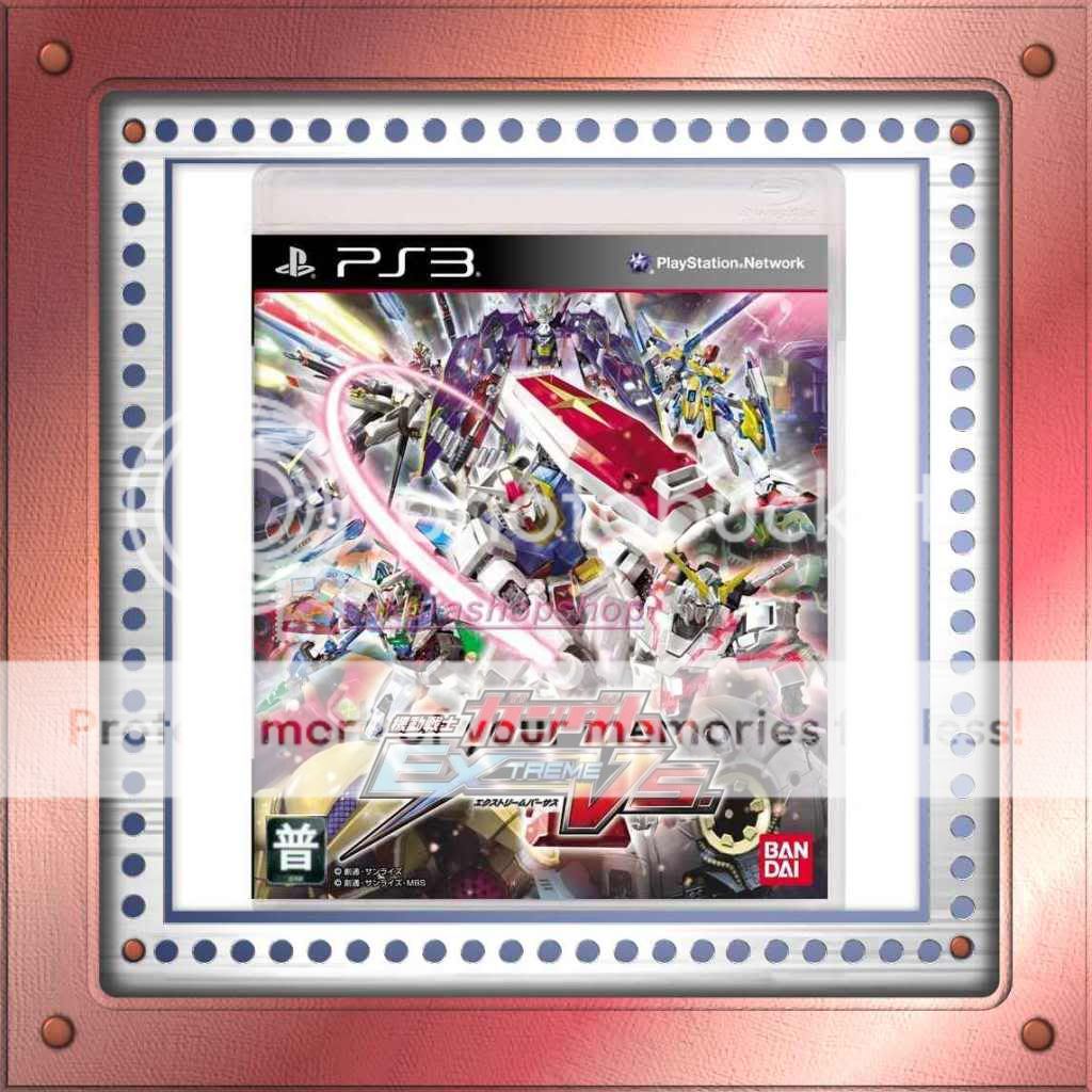 New Sony PS3 Games Mobile Suit Gundam Extreme VS Asia HK Japanese Ver 