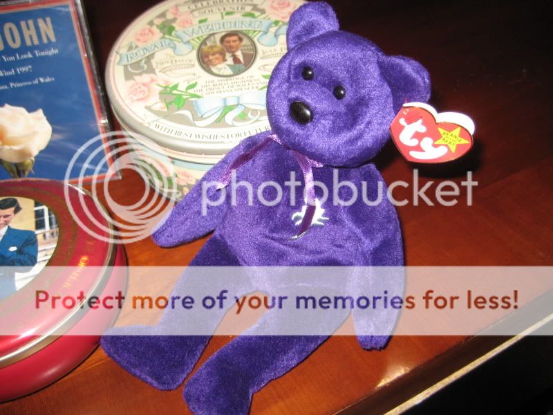 Princess Diana Beanie Baby CD Royal Wedding Tins SHARP  