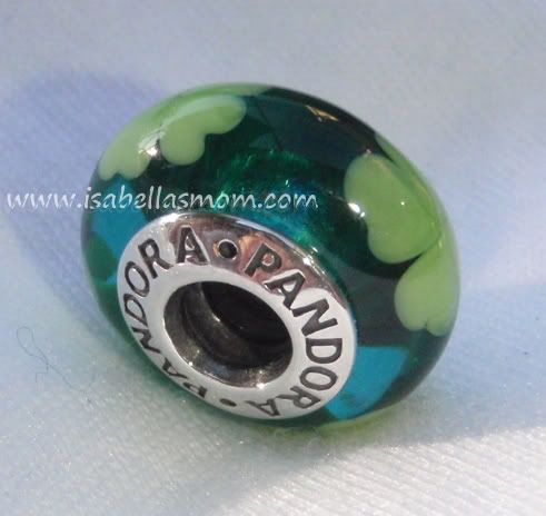 ST PATRICK 2012 Authentic PANDORA Green CLOVER Kiss Me Im Irish 