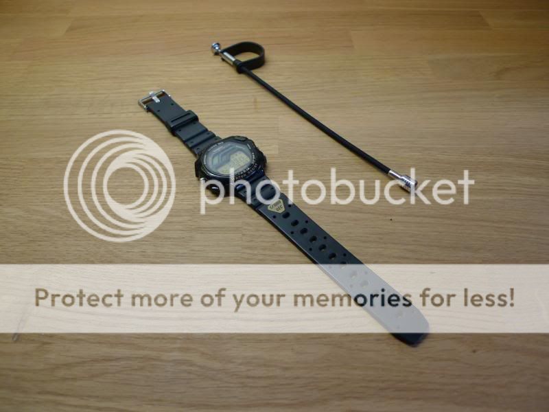 Reduced Vintage Casio STR1000 alarm chrono watch for sale c/w hand