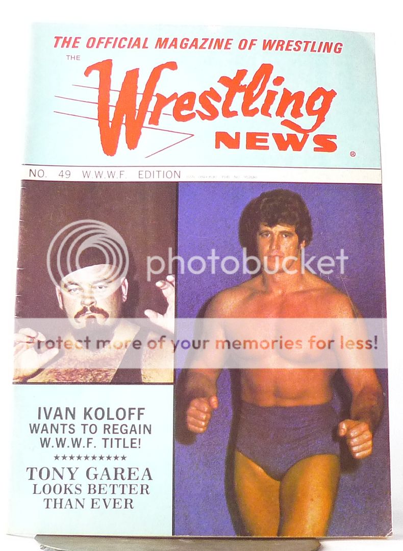 Wrestling News Magazine 49 WWWF Edition Ivan Koloff Harley Race Pinup