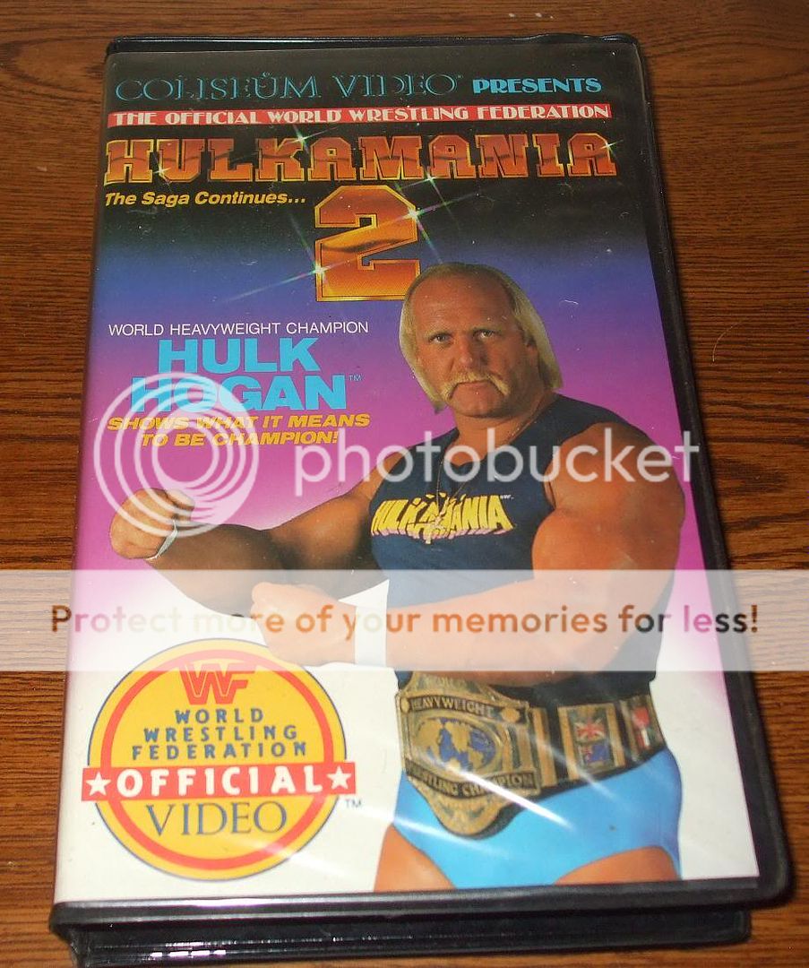 WWF Hulkamania 2 Coliseum Video VHS 1986 Kamala Bundy